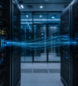 Servidores em ambiente de datacenter representando a replicação e sincronização de dados entre ambientes IBM i